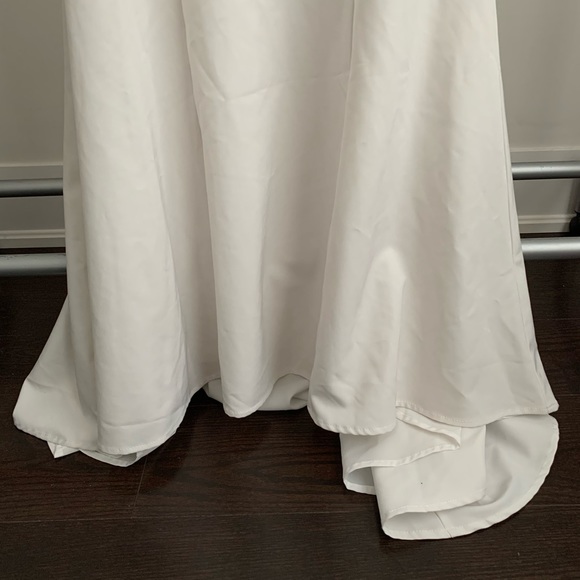 Cecelia Fishtail Maxi Dress with Lace Button Back - Picture 6 of 12